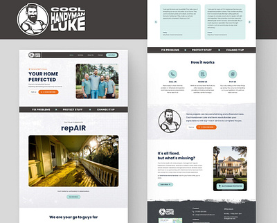 Website Design for a Handyman Service branding business website design framer handyman handyman business local business product designer project small business startup ui uiux web design webflow website design