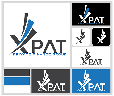 LOGO DESIGN: XPAT PRIVATE FINANCE GROUP branding company logo design graphic design illustration logo logodesign logotipo vector