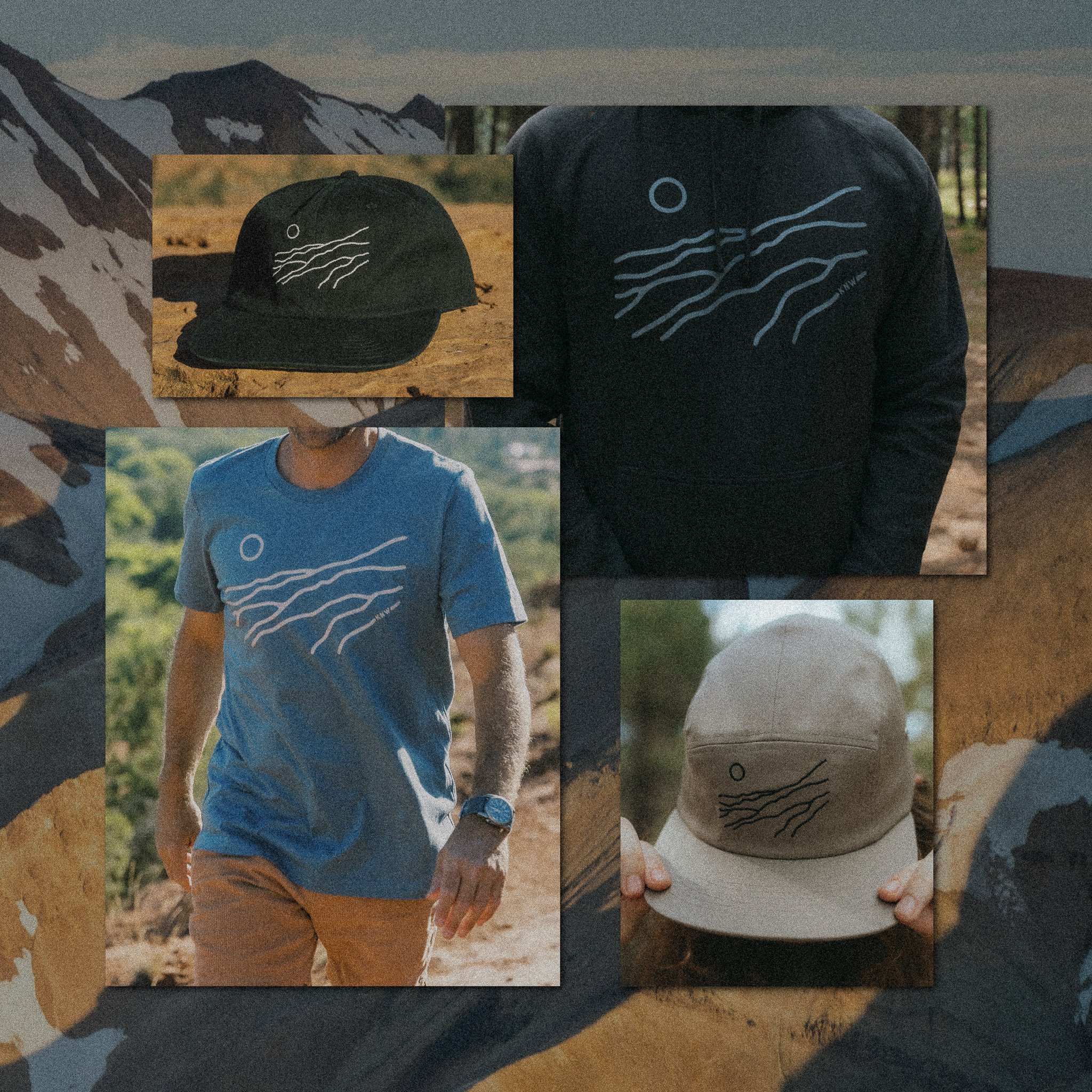 Wild Collection | Rising Sun abstract apparel design apparel graphics branding collection graphic art graphic design hand drawn illustration logo minimalist nature print print design product design