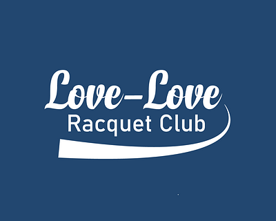 Love-Love Racquet Club LOGO branding graphic design logo