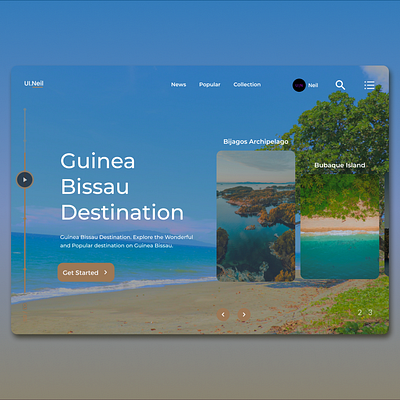 Guinea Bissau Web Design 3d animation app appdesign branding design graphic design illustration logo motion graphics ui uidesign ux uxdesign