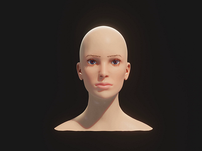 Realistic Female Head 3D Model Animated with Facial Expressions 3d 3d modle animated female head 3d model animated head animation character 3d model facial expressions female head female head 3d model graphic design head 3d model human 3d model human head 3d model low poly motion graphics pbr realistic female head 3d model realistic head woman head woman head 3d model