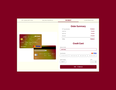 Credit Card Checkout credit card daily ui challenge debit card design figma payments ui ux