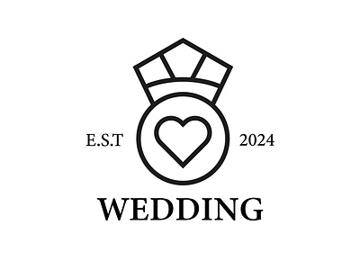 WEDDING BRAND LOGO DESIGN brand identity brand logo branding creative design graphic design illustration logo logo design love vector wedding logo