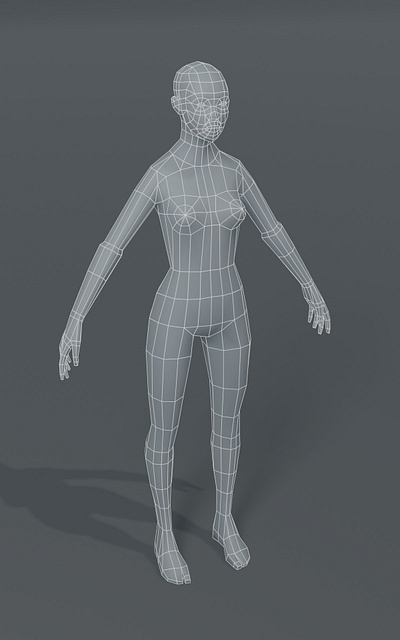 Female Body Base Mesh 3D Model 1k Polygons 1k polygons 3d 3d model base mesh base mesh 3d model body female female base mesh female base mesh 3d model female body base 3d model female body base mesh 3d model human base human base mesh 3d model human body human body base woman woman base mesh woman base mesh 3d model woman body base 3d model woman body base mesh 3d model