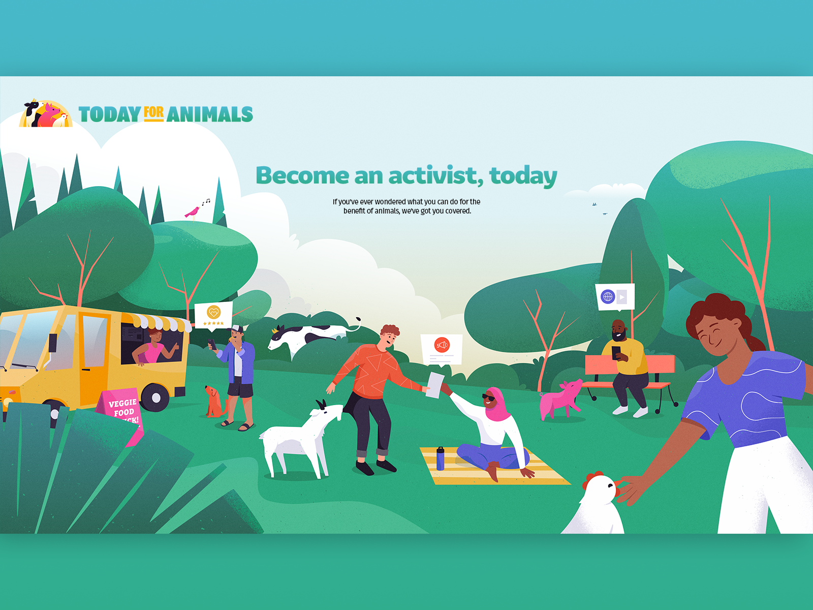 Example of Today for Animals