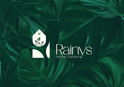 Brand Guideline | Rainys Home Garden brand brand book branding designs graphic design logo logo design mockup