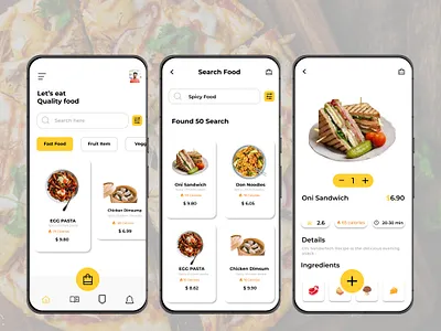 FOOD ORDERING PAGE branding dailyui design dribble graphic design illustration logo ui ux vector