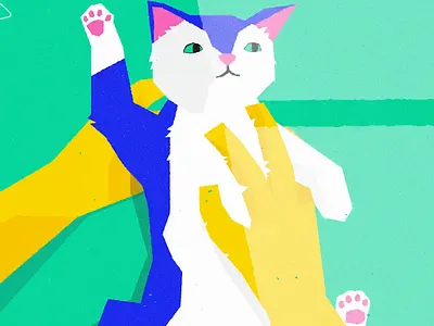 VOS Collab - Thomas after effects animation cat character flowers illustrator joysticks joysticks n sliders motion sliders vegan