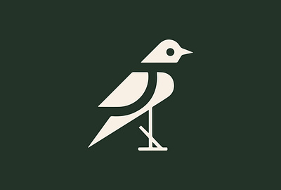 Sparrow Logo bird branding graphic design green illustration logo vector