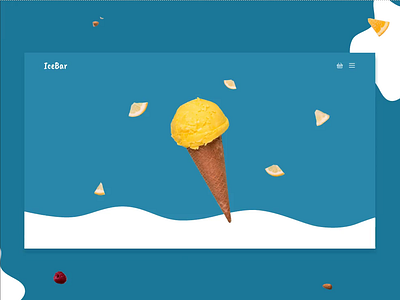 Ice Cream Website animation figma figma animation ice cream ice cream shop landing page ui ui design uxui web design website