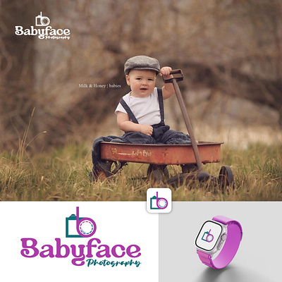 BabyFace Logo design babyface blogo photographi