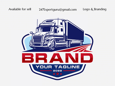 Trucking Logo Vector, Trucking Company Logo Design Premium Logo 3d animation graphic design modern logo ui