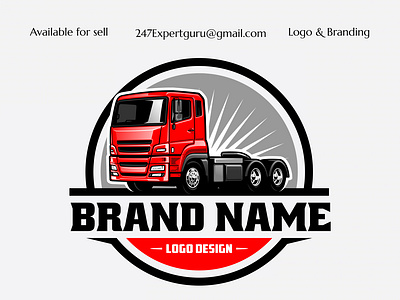 Trucking Logo Vector, Trucking Company Logo Design Premium Logo 3d animation graphic design modern logo ui