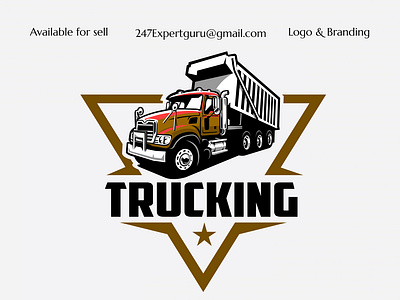 Trucking Logo Vector, Trucking Company Logo Design Premium Logo 3d animation graphic design modern logo ui