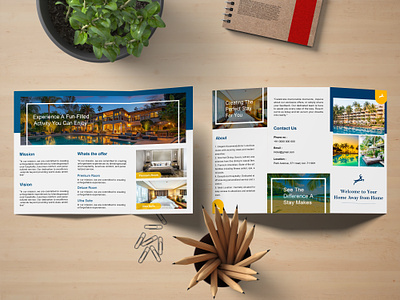 Brochure Design branding brochure brochuredesign design graphic designer hotelbranding photoshop