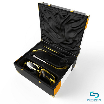 3D Product Design for sunglasses box- CREATIVE DREAMRS 3d 3d model 3d modeling 3d rendering 3d product design art box design designing modeling product rendering sunglasses visualization