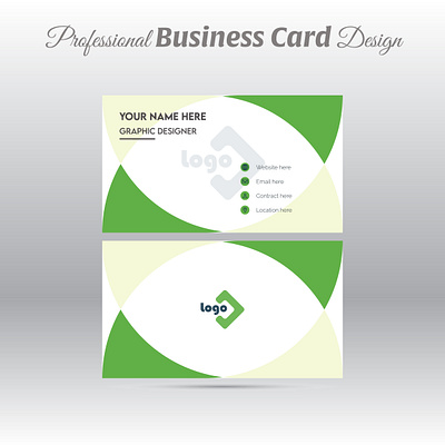 Professional Business Card Design. advert brand branding business business card card graphic design id id card logo marketing new