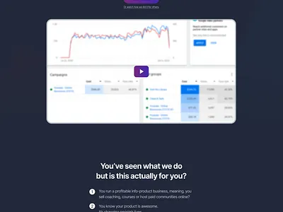 Agency website redesign - Dark Mode agency dark mode homepage webdesign