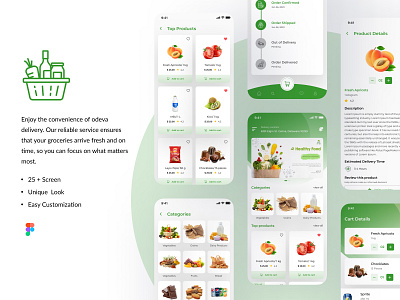 Grocery Application grocery app website ui design