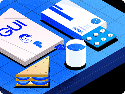 GUI app branding color design illustration iphone isometric logo page ui web