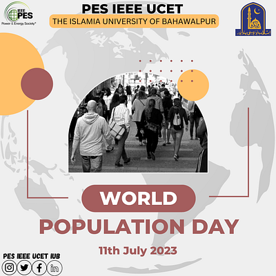 World Population Day 3d animation branding graphic design logo motion graphics