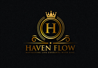Haven Flow branding business business logo creative logo design designcre flat design graphic design identity illustration logo logo mark luxuries logo luxury logo minimalism premium logo