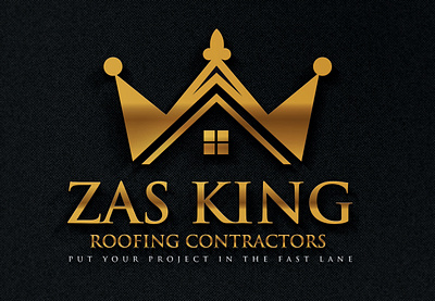 ZAS King 2d branding business logo creative logo design golden logo graphic design home logo logo logo mark luxuries logo minimalism premium logo property logo visual design