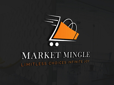 Market Mingle 2d branding business logo creative logo design ecommerce logo graphic design identity logo logo mark minimalism modern