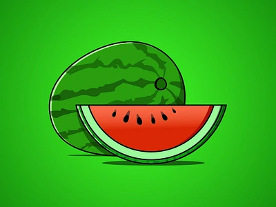 Watermelon graphic design illustration vector