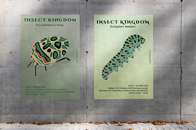 Insect exhibition advertising art direction branding design digital art drawing flyer design graphic design graphic designer illustration illustrator indesign layout design photoshop poster poster art poster illustration print design typography visual communication