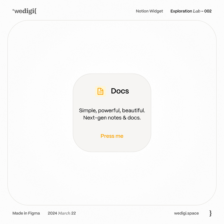 Notion iOS Widgets Explorations by MATT WeDigi on Dribbble
