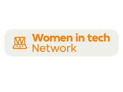 Women in tech Network (logo & animation) animation brand brand design card gif graphic design icon logo logo design minimalistic network simple sticker vector women in tech