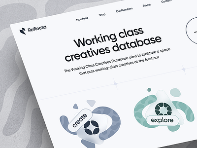 Reflecta - web design
