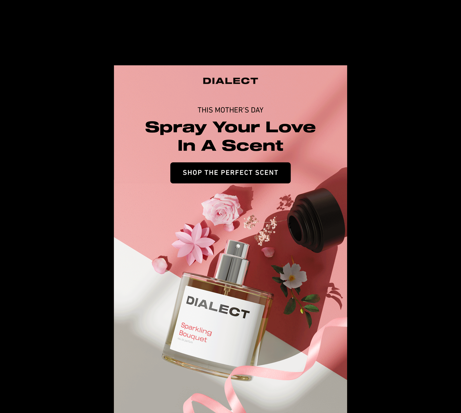 Email Campaign for DIALECT Fragrances brand content branding design email email campaign email design email design fragrances email designer email marketing fragrances graphic design storytelling