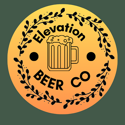 Elevation Beer Logo graphic design logo