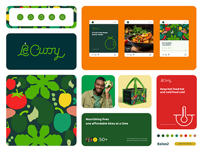 Le Curry Branding Case Study adkol adkol ibraheem adkolibraheem brand identity brand identity design brand visual design branding collateral design communication design food packaging design graphic design icon design iconography illustration illustration design logo logo design packaging design vector visual design