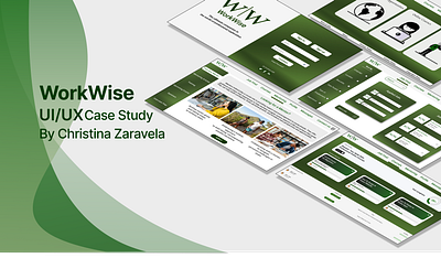 WorkWise Job Find Website graphic design interface job find screens ui ux website website design