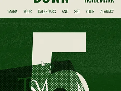 Countdown Design Idea branding countdown design feed graphic design idea modern poster snapgram story vintage