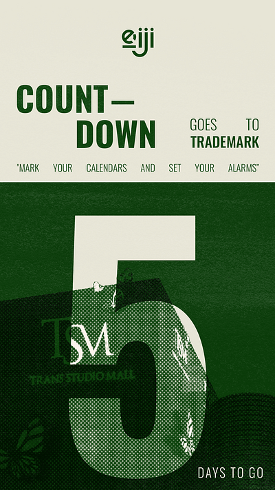 Countdown Design Idea branding countdown design feed graphic design idea modern poster snapgram story vintage