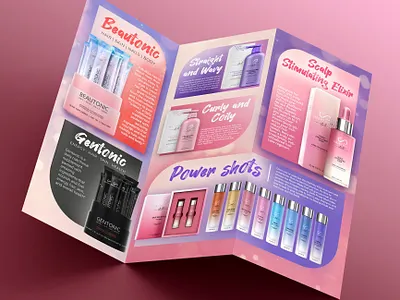 Beauty Brand Brochure Design beauty brand branding brochure brochure design flyer design graphic design