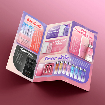 Beauty Brand Brochure Design beauty brand branding brochure brochure design flyer design graphic design