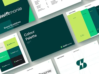 Swiftmonie Brand Guideline, Identity brand book brand identity branding design fintech graphic design guideline logo payment stationery typography visual identity