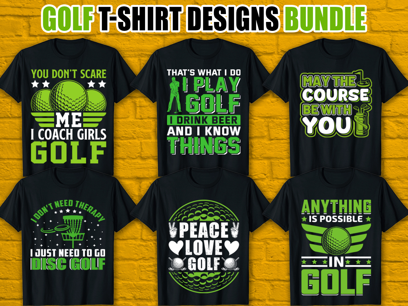 Golf Typography T-shirt Designs Bundle apparel design custom shirt custom t shirt design golf golf club golf course golf design golf t shirt golf tee golfer golfing sports shirt sports wear t shirt t shirt design t shirt graphics trendy design typography typography t shirt