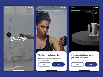 Manual Screens for Bownce Sports Tech Startup madebymad