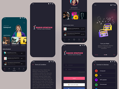 Radio App Design