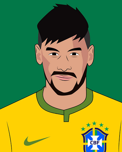 Neymar Jr illustration illustration neymar