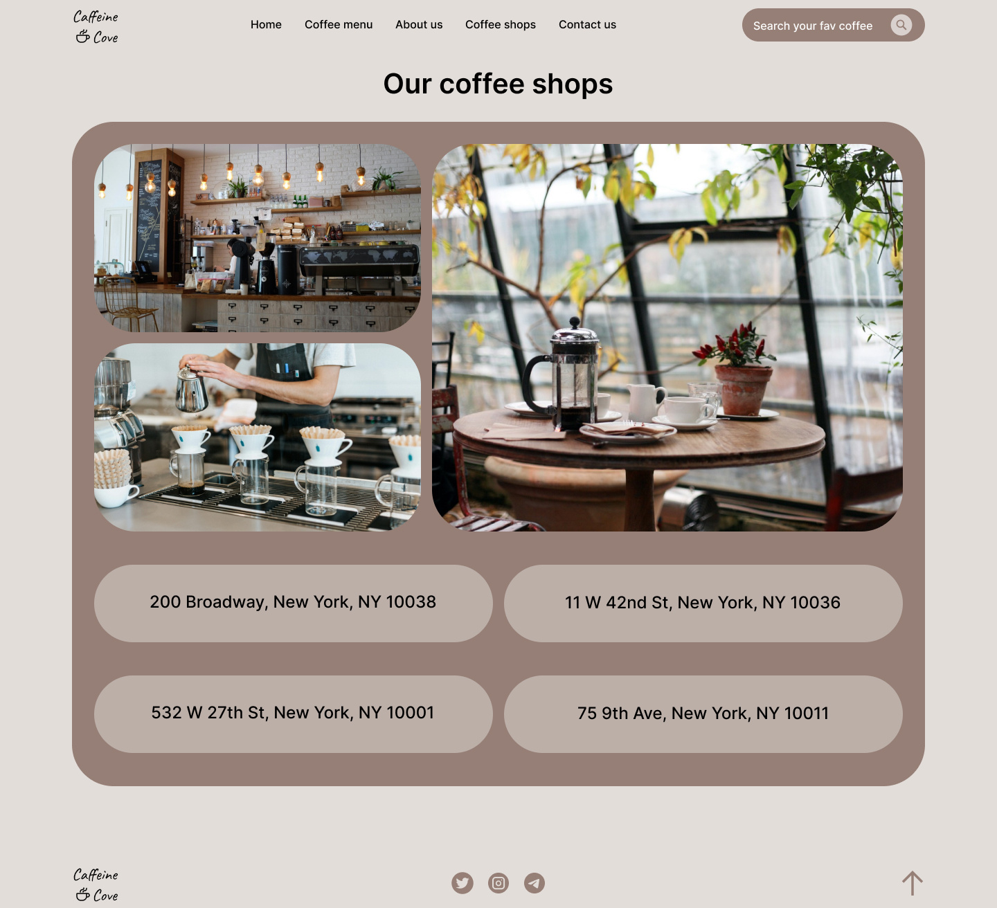 Coffee shop online ordering system design by Valeriia on Dribbble