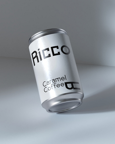 RICCO visual identity brand branding coffee coffee can design graphic design instagarm post design pacakeging typography visual identity design