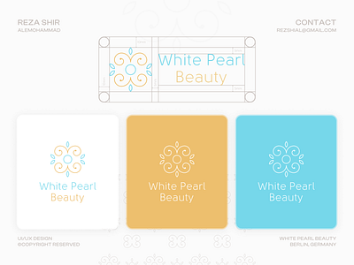 White Pearl Beauty Logo Design Project branding design graphic design identity logo visual visualidentity